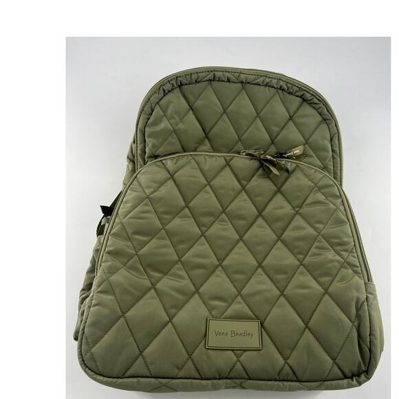 Vera Bradley Handbags - Vera Bradley Backpack Ultralight Large Bag School College Green Sage New